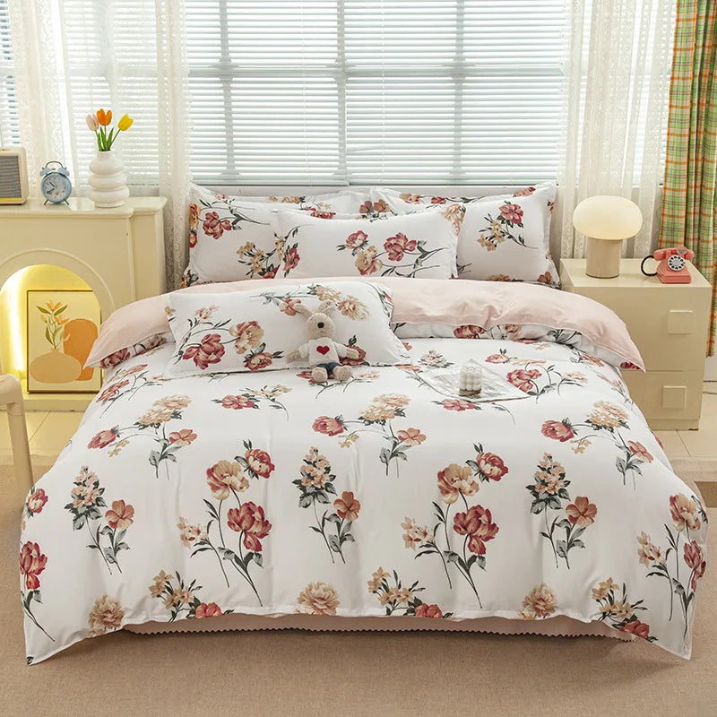Afralia™ Geometric Pattern Quilt Cover: Non Pilling, Comfortable, Breathable Bedding for Seasons
