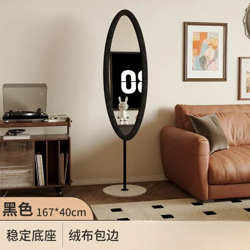 Nordic Oval Mirror for Bedroom Wedding Makeup, Living Room Decor - Afralia™