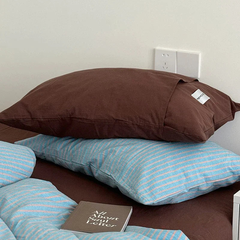 Afralia™ Printed Cotton Bedding Set: Cozy, European Style for Adults & Kids, Twin-King Sizes