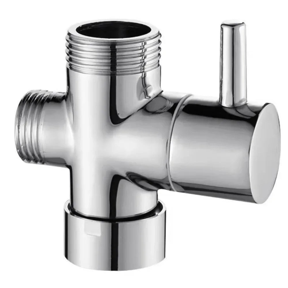Afralia™ 3-Way Shower Head Diverter Valve | Three Function Switch Adapter - Bathroom Accessories