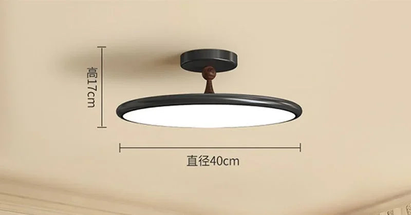 Afralia™ Modern Full-Spectrum Eye Protection Bedroom Ceiling Lamp