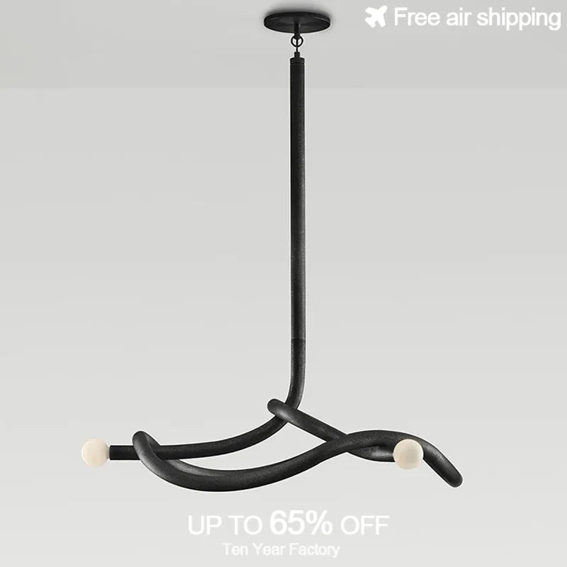 Afralia™ Art Deco Chandelier: Modern Luxury Dimmable Light for Dining and Living Room