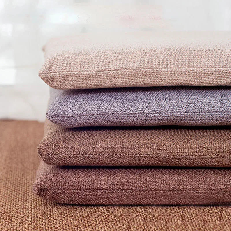 Afralia™ Linen Seat Cushion: Comfortable Non-slip Chair Pad with Strap