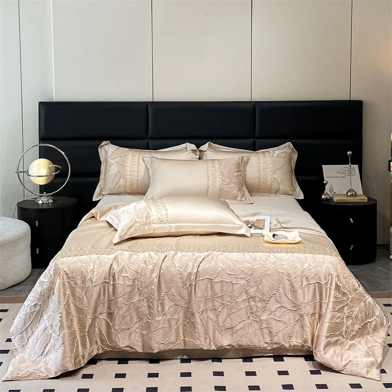 Afralia™ Ice Silk Summer Quilt - High-End Cooling Blanket for Single Double Bed