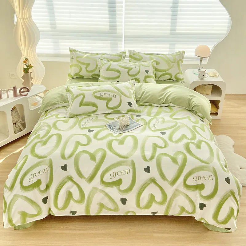 Afralia™ Cute Pattern Duvet Cover | Super Soft Comforter Cover for Single/Double Bed