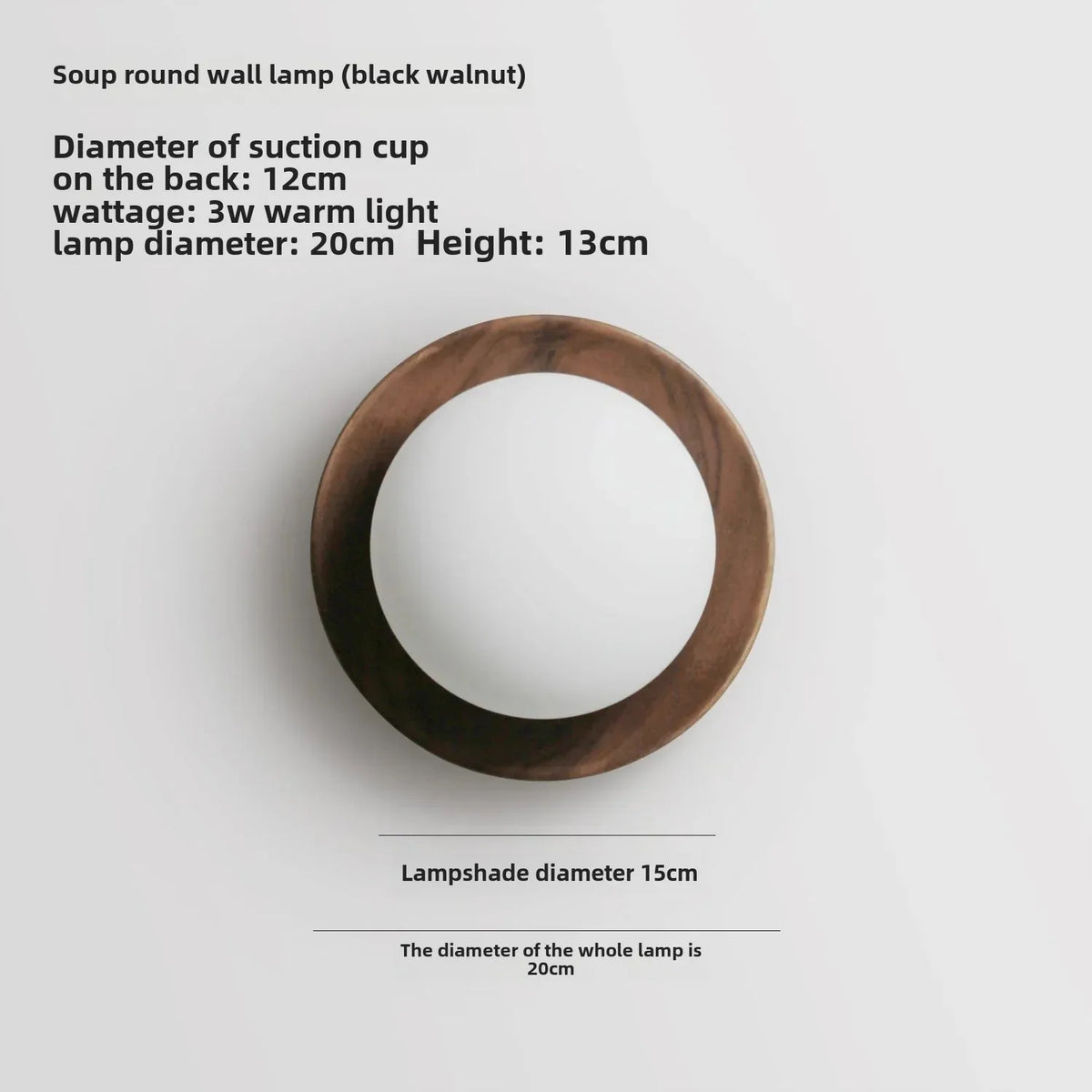 Afralia™ Walnut Wood Brass Wall Sconce, Modern Vintage Style, Bedroom Living Room Light