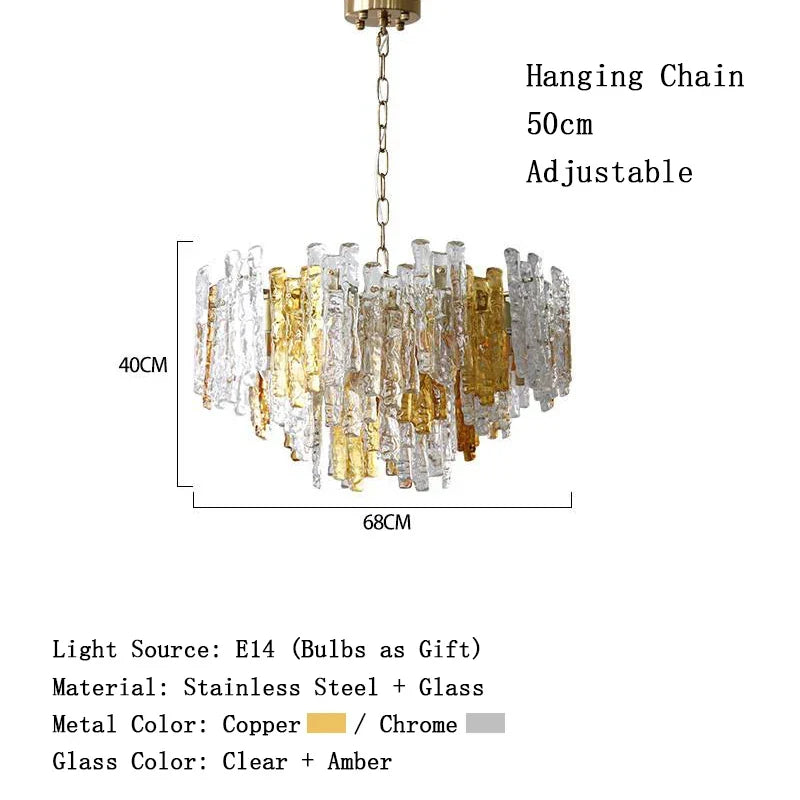 Afralia™ Designer Glass Pendant Lighting | Modern LED Hanging Fixture for Dining Room