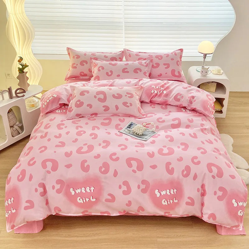 Afralia™ Cute Pattern Duvet Cover | Super Soft Comforter Cover for Single/Double Bed