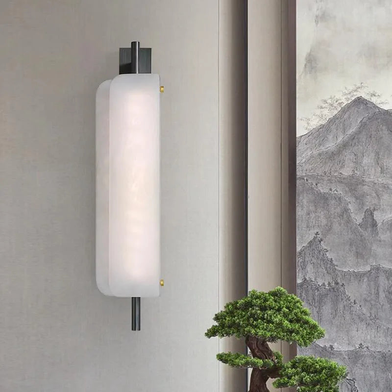Afralia™ Marble LED Ceiling Chandelier, Dimmable Dining Room Pendant - Modern Minimalist Decorative Lighting