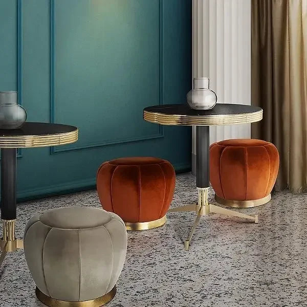 Afralia™ Solid Wood Luxury Vanity Chair for Bedroom Dressing Table Stools