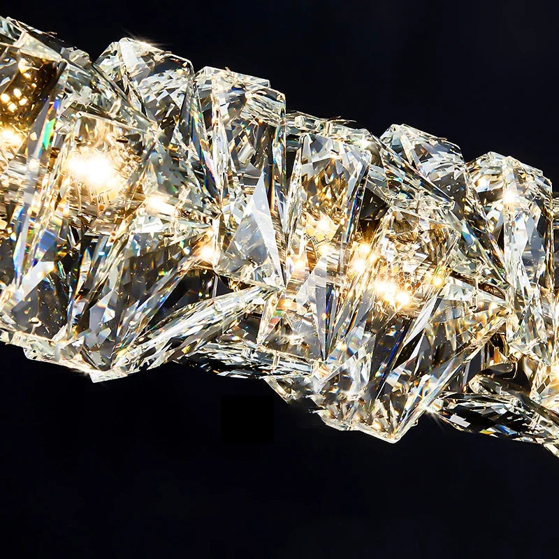 Afralia™ Crystal Pendant Chandelier for Luxury Home Decor Lighting