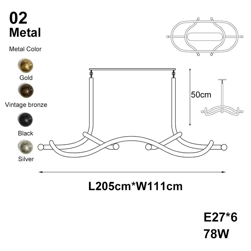 Afralia™ Art Deco Chandelier: Modern Luxury Dimmable Light for Dining and Living Room