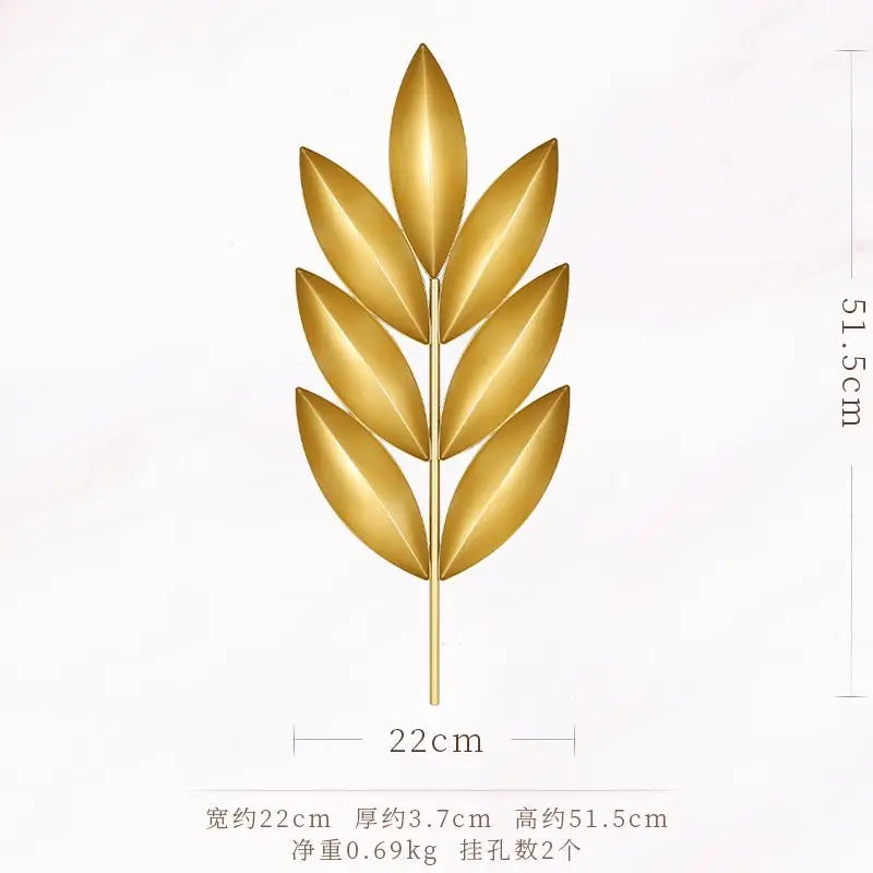 Afralia™ Light Luxury Iron Wall Decoration for Living Room Entrance