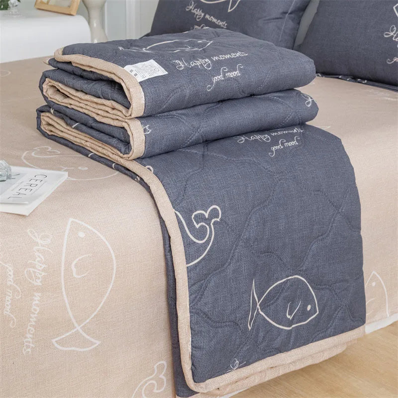 Afralia™ Nordic Printed Cooling Comforter Bedding for Adults- Soft Single Double Blankets