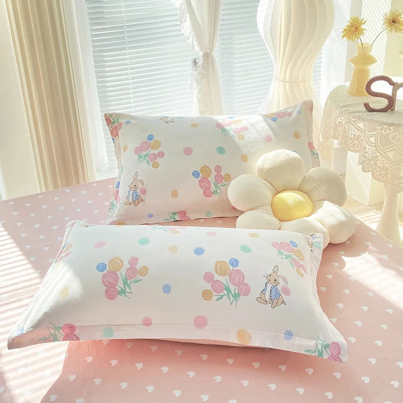 Afralia™ Cotton Printed Bedding Set for Sweet Cozy Sleep