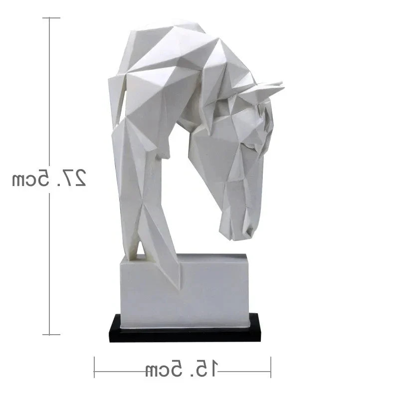 Afralia™ Horse Ornaments: Nordic Art Light Luxury for Living Room, TV Cabinet & Foyer