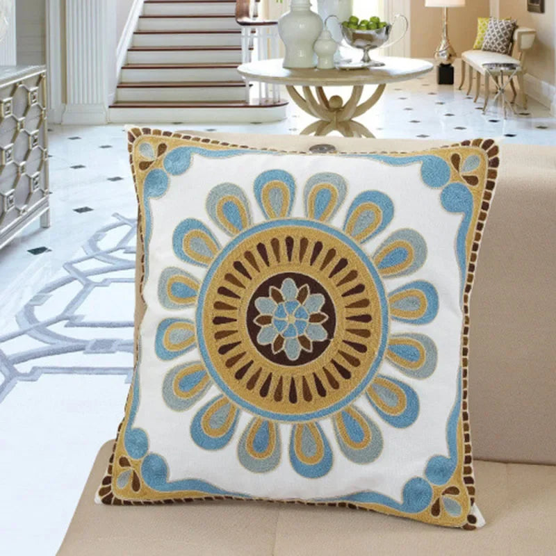 Afralia™ Embroidery Body Pillow: Nordic Comfort for Home & Office
