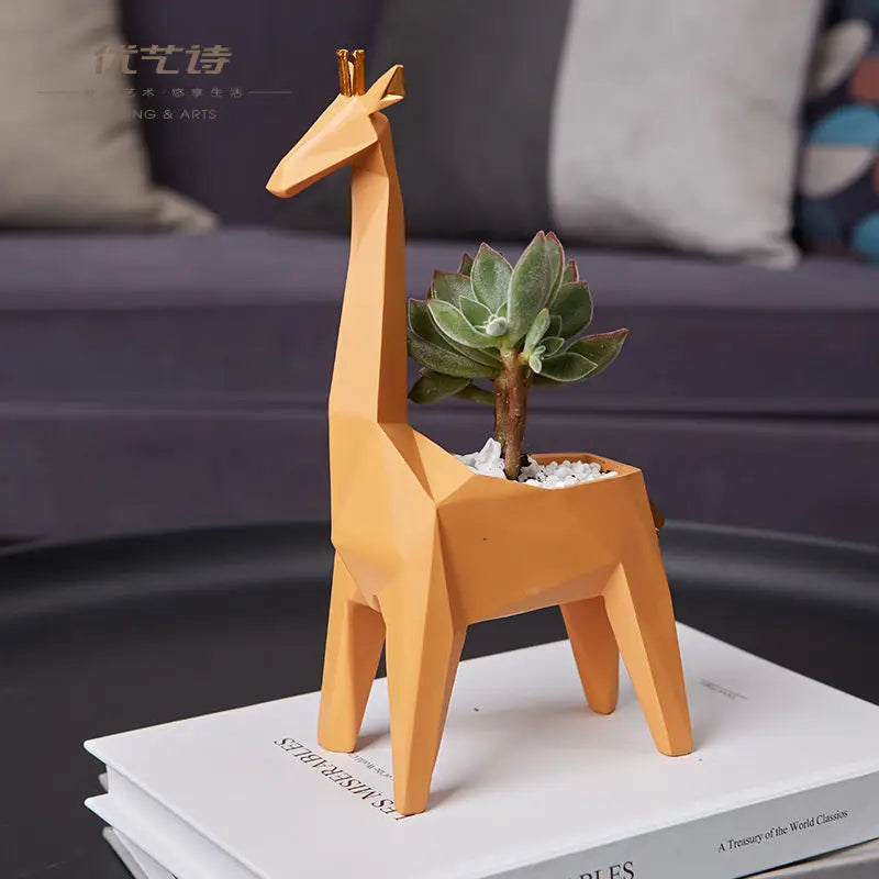 "Afralia™ Giraffe 3D Papercraft Sculpture for Home & Office Decor - Handmade Origami Model"