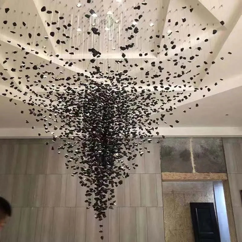 Afralia™ Luxury Crystal Chandelier: Modern LED Hanging Lamp for Home Indoor Light Fixtures