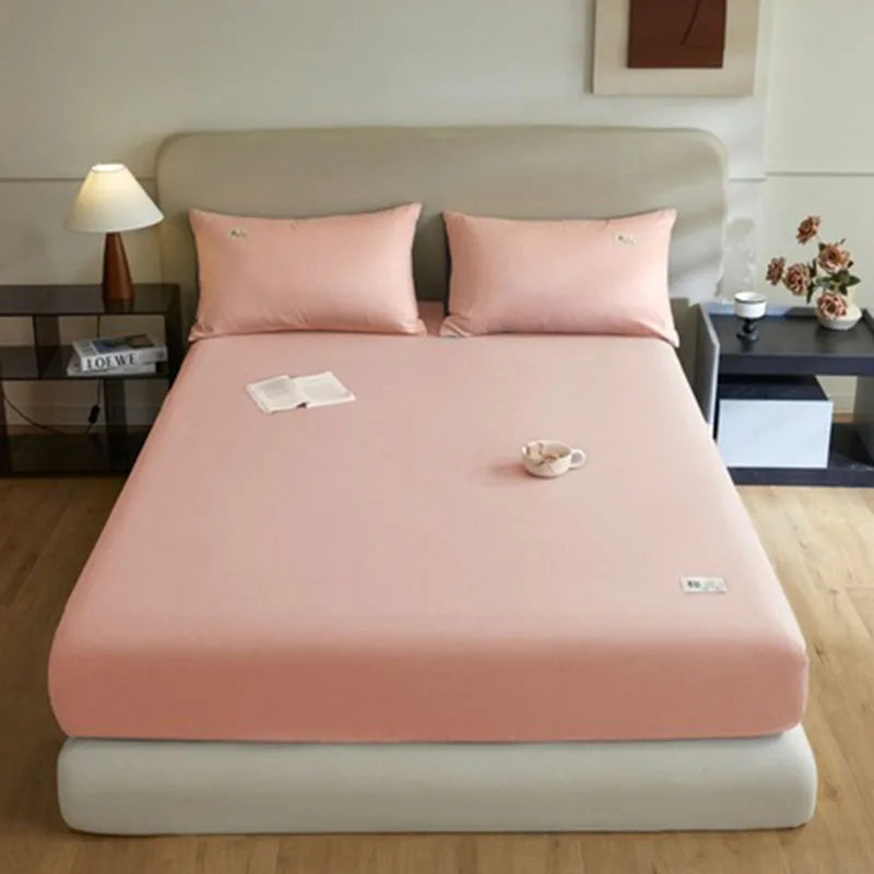 Afralia™ Soft Cotton Anti-Slip Fitted Sheet: European Skin-Friendly Mattress Protector