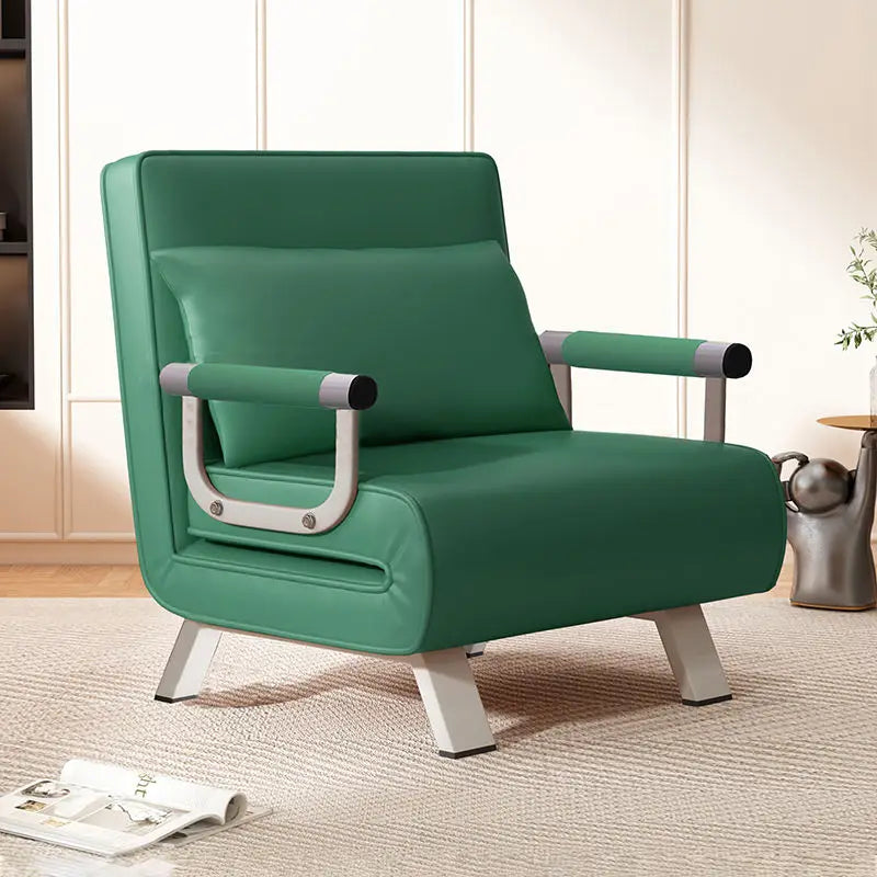 Afralia™ Luxury Modern Folding Sofa Bed Single Lounge Chair Elegant Apartment Recliner