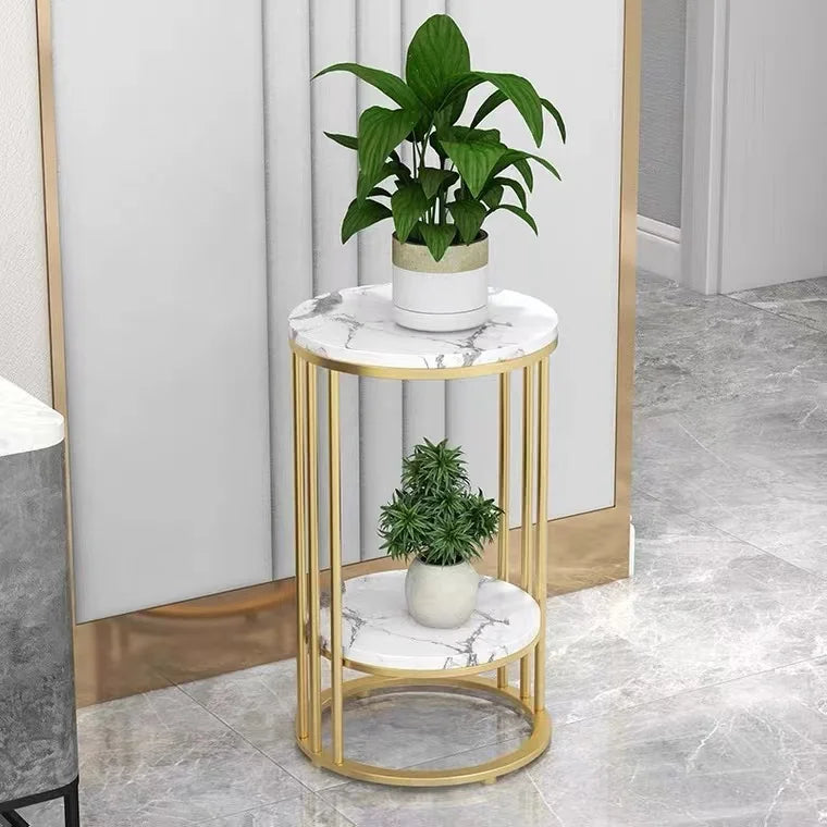 Afralia™ Metal Round Side Table: Minimalist Nordic Design for Living Room