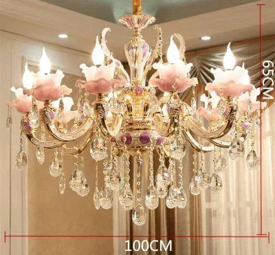 Afralia™ Crystal Chandelier: Modern European Living Room Lighting for a Stylish Ambiance
