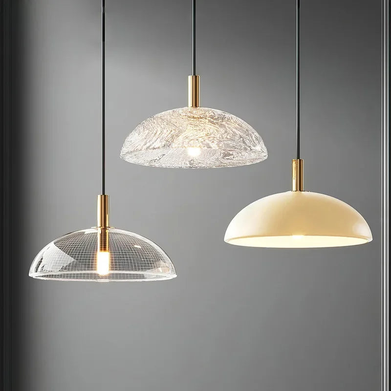 Afralia™ Glass Pendant Light: Stylish Ceiling Lamp for Home Kitchen Dining Room Entryway