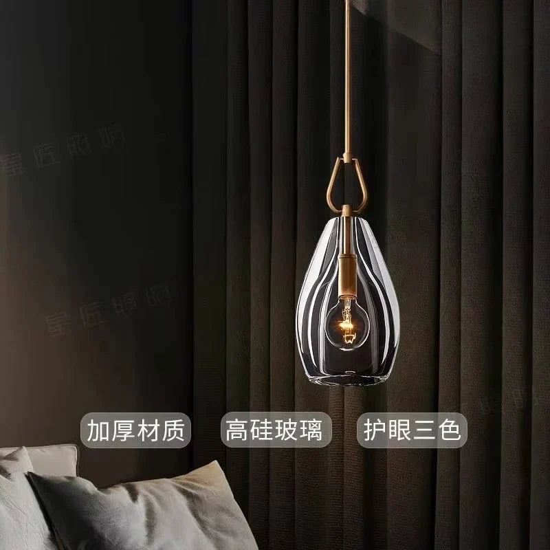 Afralia™ Luxury Crystal Chandelier LED Light for Home Decor and Dining, Nordic Style Glass Lighting