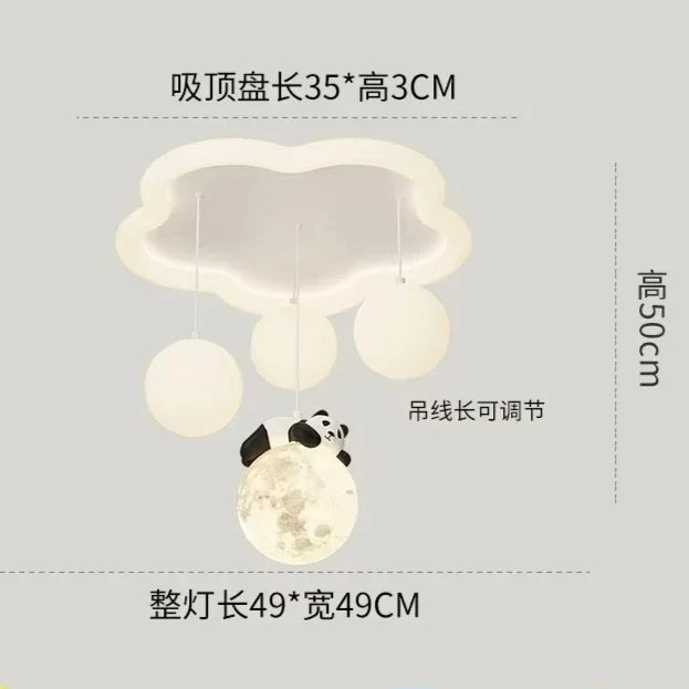 Afralia™ Cloud Bubble Ball Ceiling Light for Kids' Room Bedroom Nursery