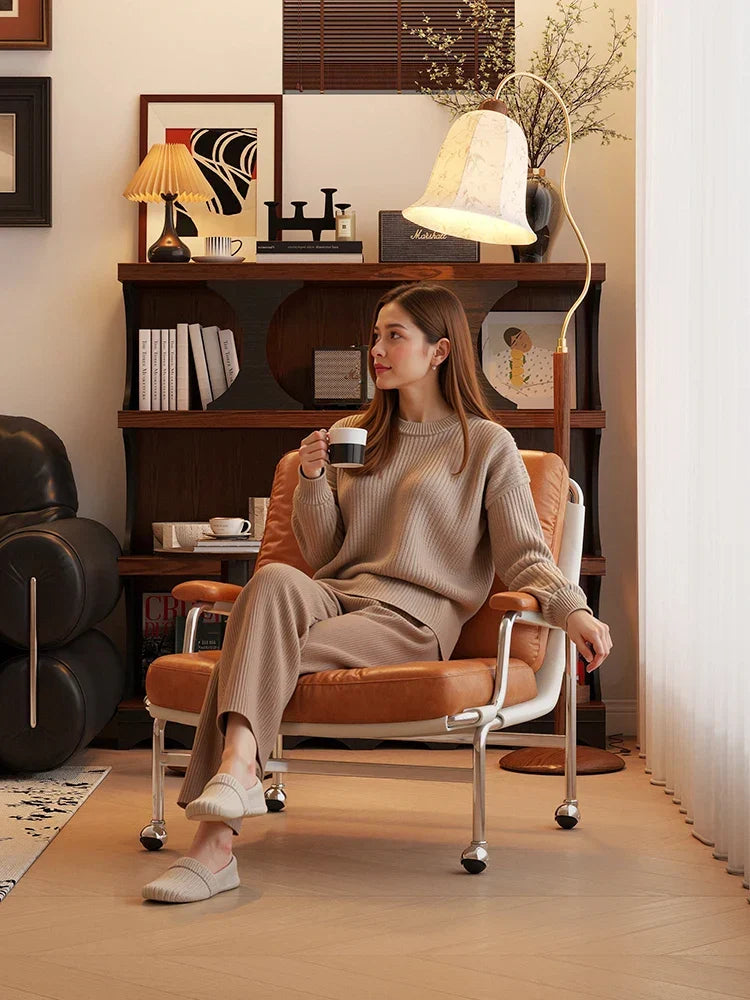 Afralia™ Nordic Light Luxury Sofa Chairs - Elegant Single Sofa for Home Living Room