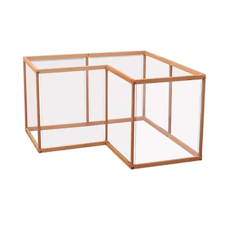 Afralia™ Pet Pen Dog Cage with Fence & Isolation Gate for Small & Medium Dogs