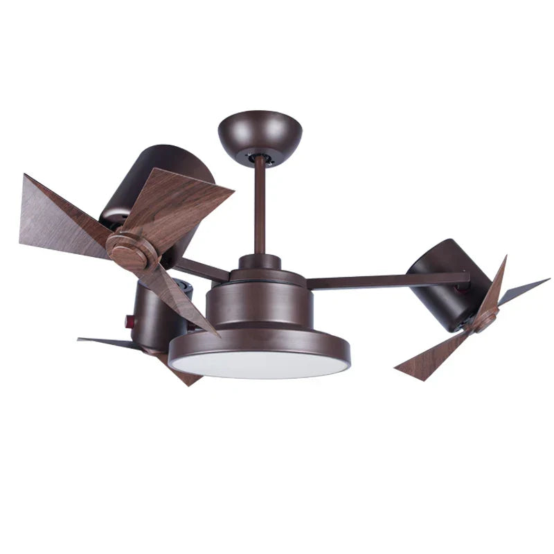 Afralia™ Ceiling Fan Lamp Invisible European Style Bedroom Electric Fan Simple Design