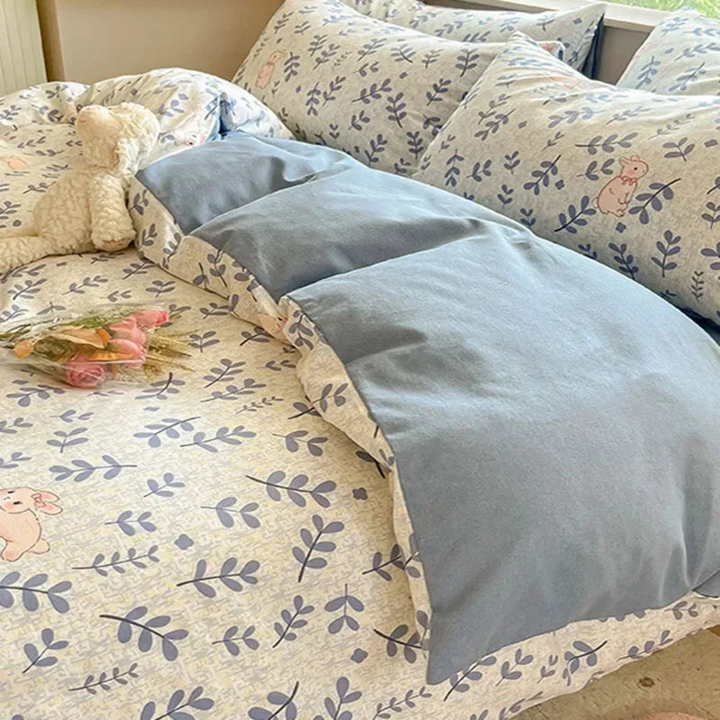 Afralia™ Cozy Cotton Bedding Set: 160X210cm Quilt Cover for Adults, Warm & Soft Duvet Cover