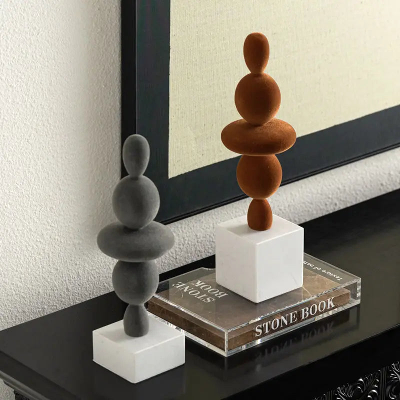 Afralia™ Timeless Desktop Ornaments & Fashionable TV Cabinets for Stylish Study Decor