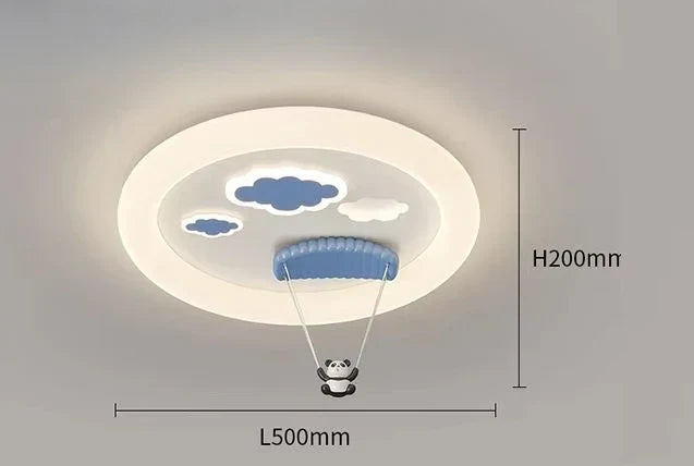 Afralia™ Kids Room LED Ceiling Lamp Chandelier Light - Home Decor Lighting Fixtures