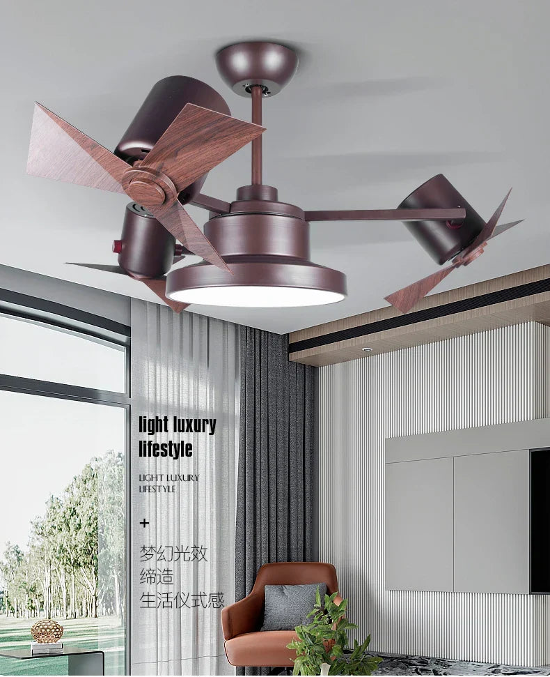 Afralia™ Ceiling Fan with Invisible Blades for Living Room, Bedroom, and Restaurant