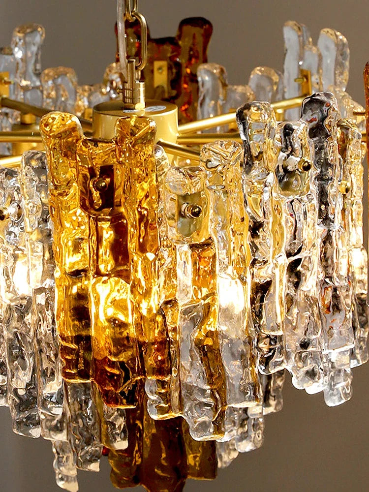 Afralia™ Designer Glass Pendant Lighting | Modern LED Hanging Fixture for Dining Room