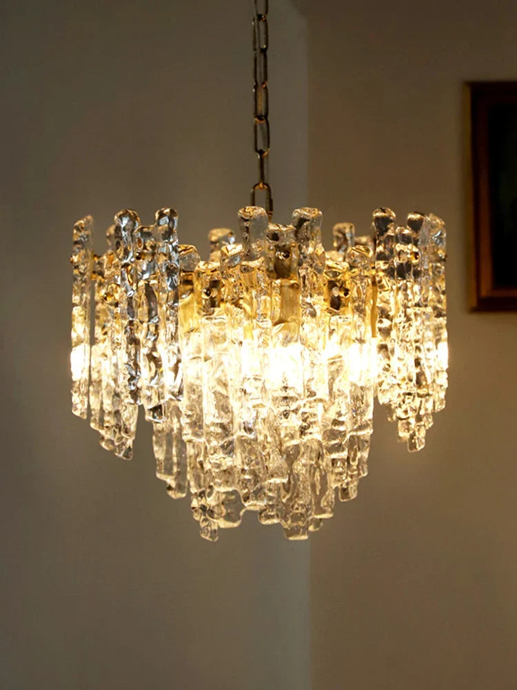 Afralia™ Designer Glass Pendant Lighting | Modern LED Hanging Fixture for Dining Room