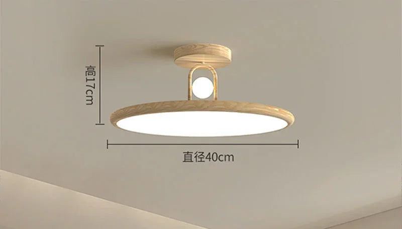 Afralia™ Modern Full-Spectrum Eye Protection Bedroom Ceiling Lamp