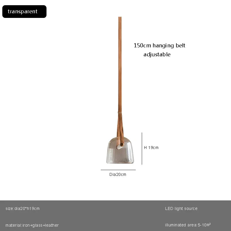 Afralia™ Luxury LED Crystal & Leather Chandelier for Living Room