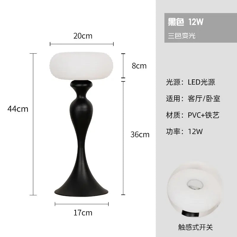 Afralia™ Retro Roman Living Room Sofa Side Table Antique Chinese Desk Lamp