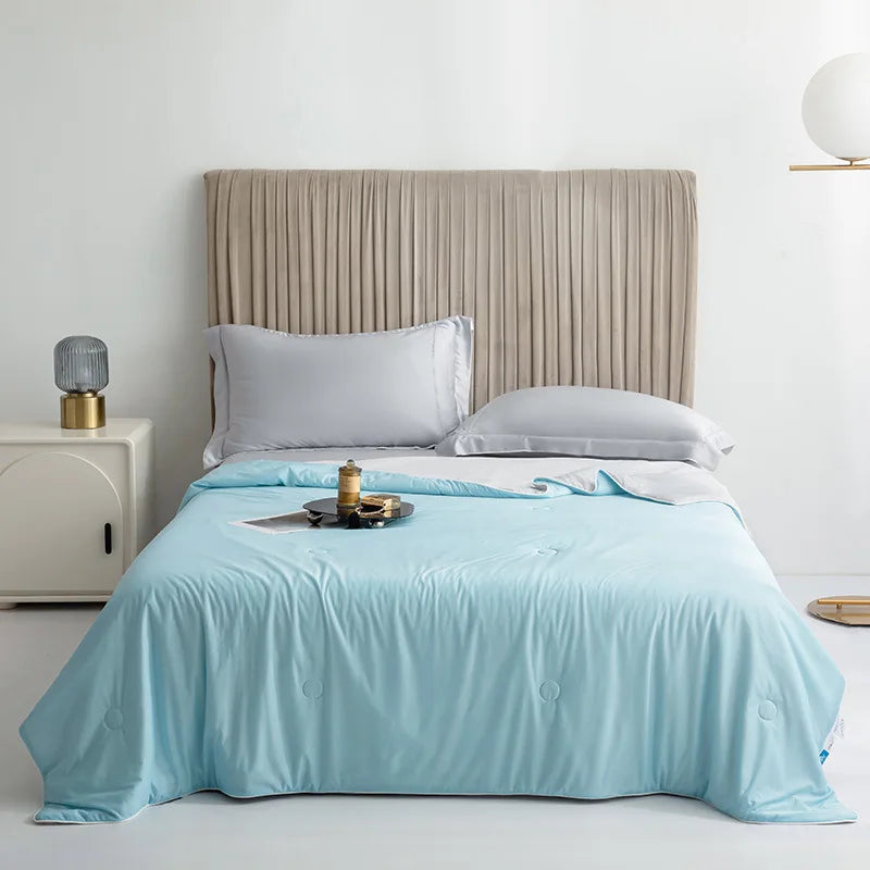 Afralia™ Summer Cooling Quilted Blanket for Hot Sleepers
