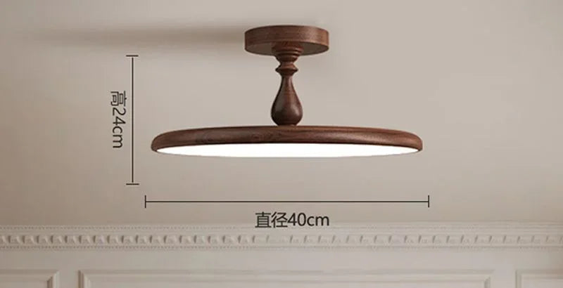 Afralia™ Modern Full-Spectrum Eye Protection Bedroom Ceiling Lamp