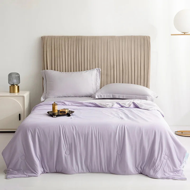 Afralia™ Summer Cooling Quilted Blanket for Hot Sleepers