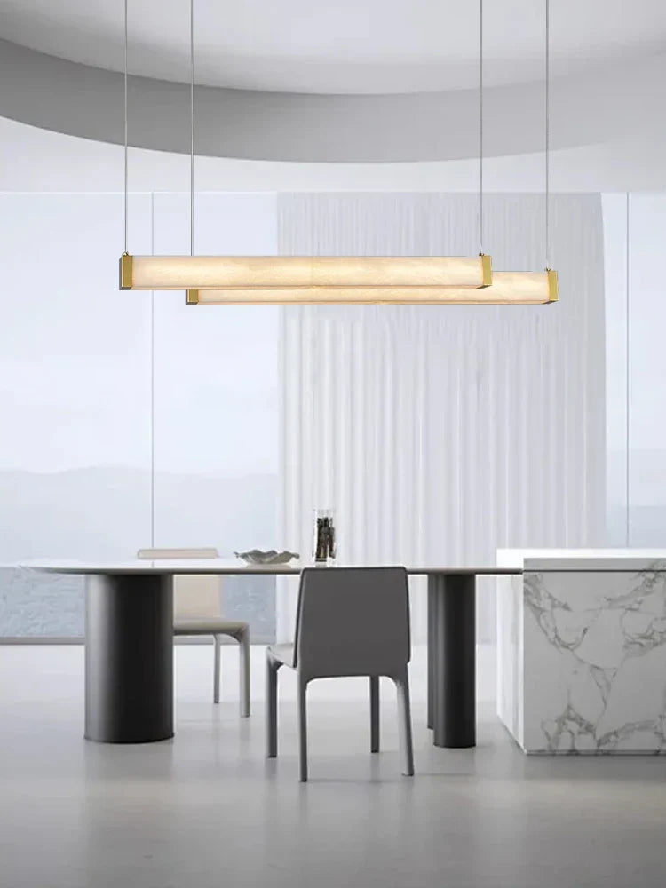 Afralia™ Spanish Natural Lucite Pendant Lighting, Luxury Indoor Adjustable Fixtures