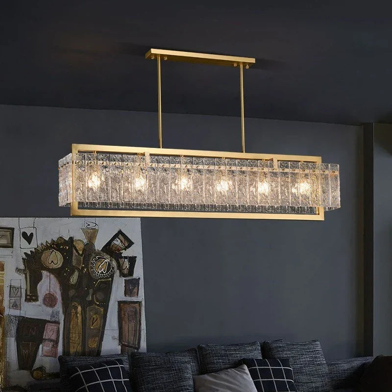 Afralia™ Crystal Chandelier with LED Lighting for Home Decor