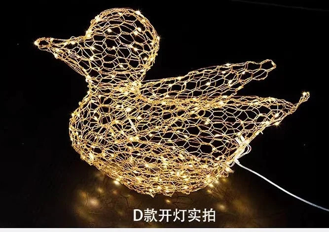 Afralia™ Fish-shaped Iron Net Pendant Lights, Industrial Style for Stores and Coffee Shops