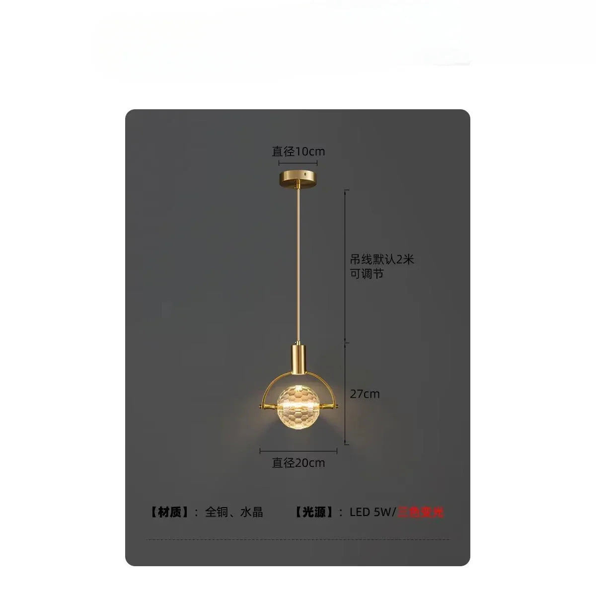 Afralia™ Crystal Pendant Lights for Kitchen with Nordic Design