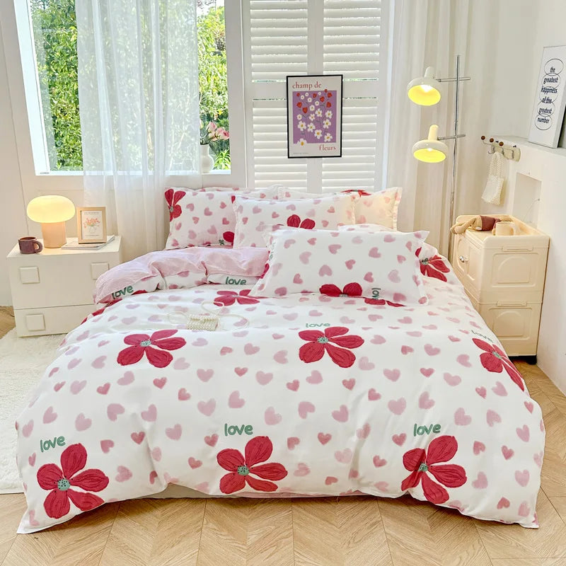 Afralia™ Geometric Pattern Quilt Cover: Non Pilling, Comfortable, Breathable Bedding for Seasons